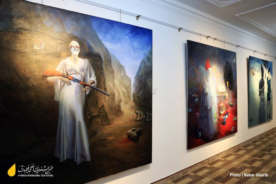 گزارش تصویری از نمایشگاه های تجسمی 